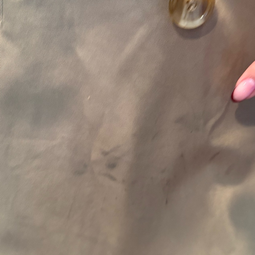 Barneys New York Brown Trench Coat - Picture 9 of 11